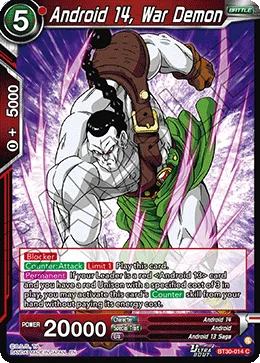 BT30-014 Android 14, War Demon