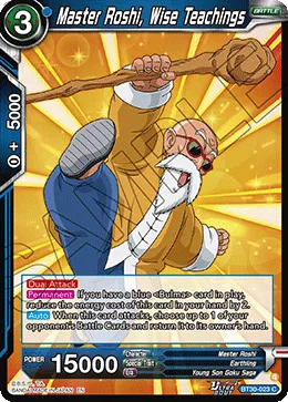 BT30-023 Master Roshi, Wise Teachings