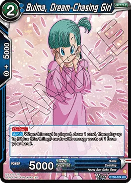 BT30-024 Bulma, Dream-Chasing Girl