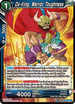 BT30-030 Ox-King, Warrior Toughness