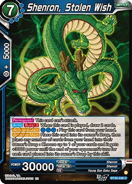 BT30-038 Shenron, Stolen Wish