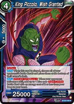 BT30-039 King Piccolo, Wish Granted