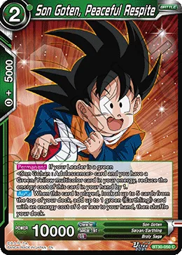 BT30-050 Son Goten, Peaceful Respite