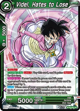 BT30-054 Videl, Hates to Lose