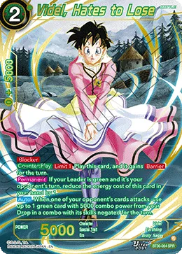 BT30-054 Videl, Hates to Lose (SPR)