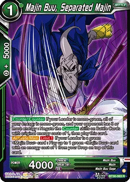 BT30-063 Majin Buu, Separated Majin