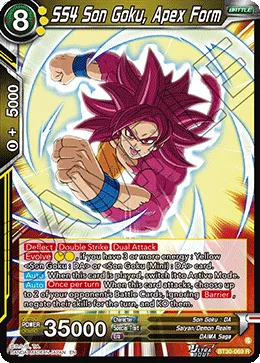BT30-069 SS4 Son Goku, Apex Form