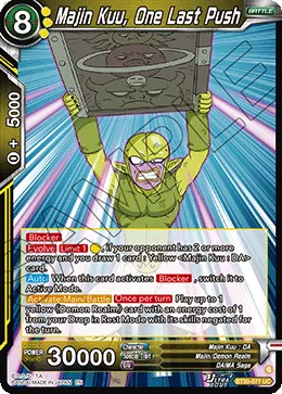 BT30-077 Majin Kuu, One Last Push