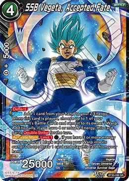 BT30-088 SSB Vegeta, Accepted Fate