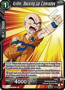 BT30-090 Krillin, Backing Up Comrades