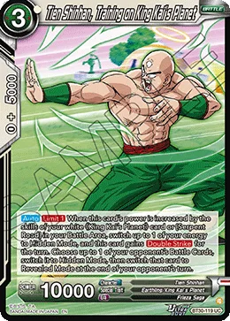 BT30-119 Tien Shinhan, Training on King Kai’s Planet