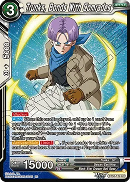 BT30-129 Trunks, Bonds With Comrades