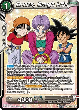 BT30-130 Trunks, Rough Life