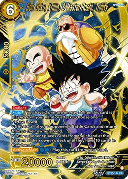 BT30-144 Son Goku, Krillin, & Master Roshi, Trinity