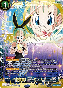 BT30-149 Bulma, Opening Chapter