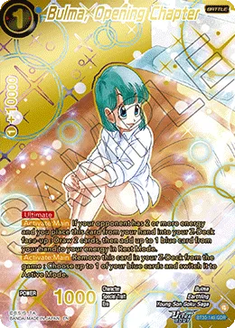 BT30-149 Bulma, Opening Chapter (GDR)