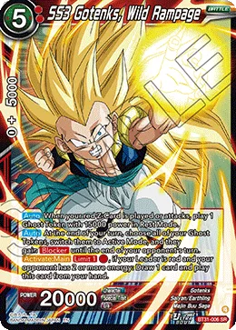 BT31-006 SS3 Gotenks, Wild Rampage