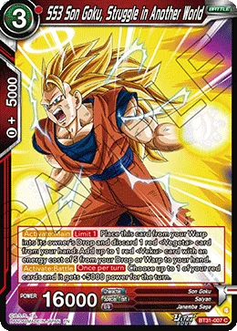 BT31-007 SS3 Son Goku, Struggle in Another World