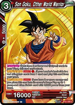 BT31-008 Son Goku, Other World Warrior