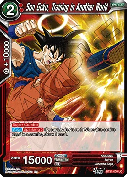 BT31-009 Son Goku, Training in Another World