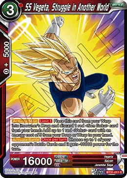 BT31-011 SS Vegeta, Struggle in Another World