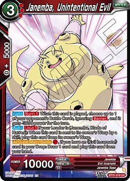 BT31-018 Janemba, Unintentional Evil