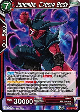 BT31-023 Janemba, Cyborg Body