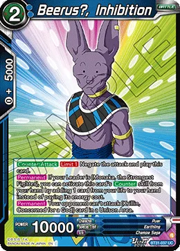 BT31-037 Beerus?, Inhibition
