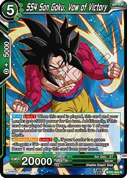 BT31-044 SS4 Son Goku, Vow of Victory