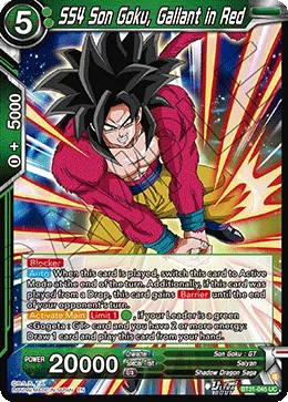 BT31-045 SS4 Son Goku, Gallant in Red