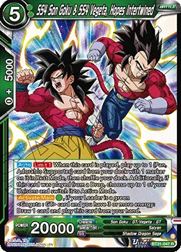 BT31-047 SS4 Son Goku & SS4 Vegeta, Hopes Intertwined