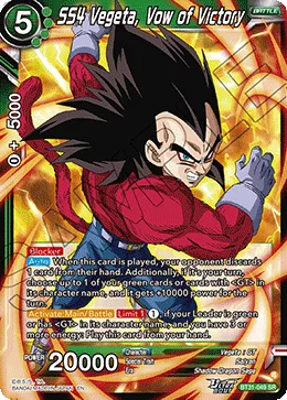 BT31-049 SS4 Vegeta, Vow of Victory