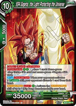 BT31-052 SS4 Gogeta, the Light Protecting the Universe