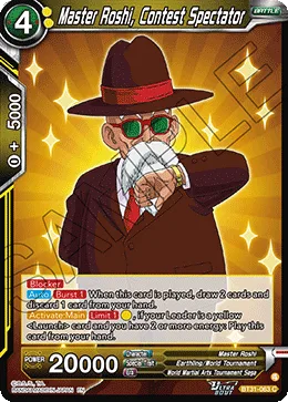 BT31-063 Master Roshi, Contest Spectator