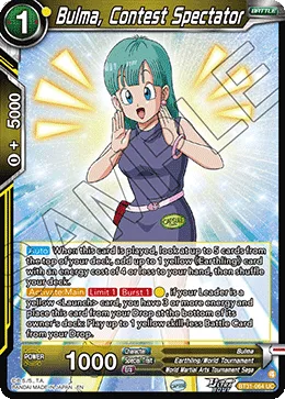 BT31-064 Bulma, Contest Spectator