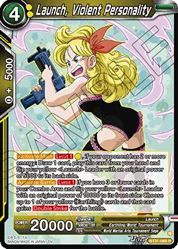 BT31-066 Launch, Violent Personality