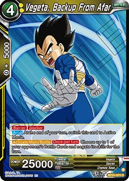 BT31-071 Vegeta, Backup From Afar
