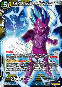 BT31-075 SSB (Duplicate) Vegeta, Perfect Copy