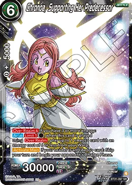BT31-097 Chronoa, Supporting Her Predecessor