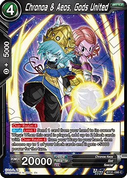 BT31-098 Chronoa & Aeos, Gods United