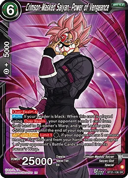 BT31-106 Crimson-Masked Saiyan, Power of Vengeance