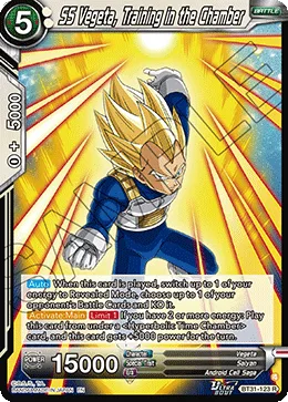 BT31-123 SS Vegeta, Training in the Chamber