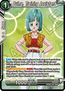 BT31-125 Bulma, Training Assistant