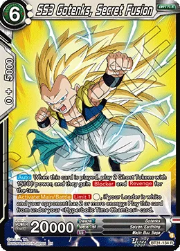 BT31-134 SS3 Gotenks, Secret Fusion