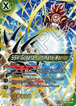 BT31-145 SS4 Gogeta, Ultimate Warrior