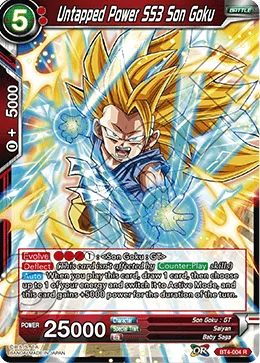 BT4-004 Untapped Power SS3 Son Goku (Parallel)