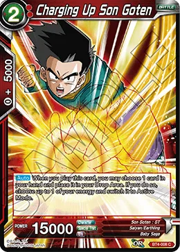 BT4-008 Charging Up Son Goten