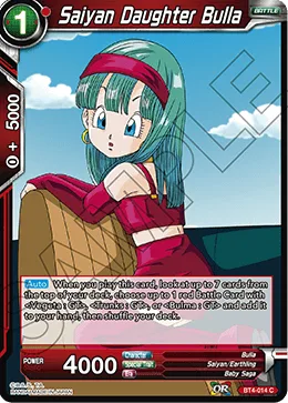 BT4-014 Saiyan Daughter Bulla