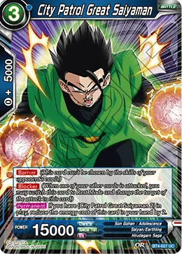 BT4-027 City Patrol Great Saiyaman