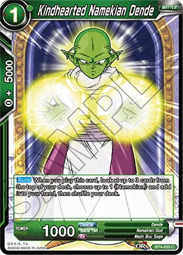 BT4-055 Kindhearted Namekian Dende